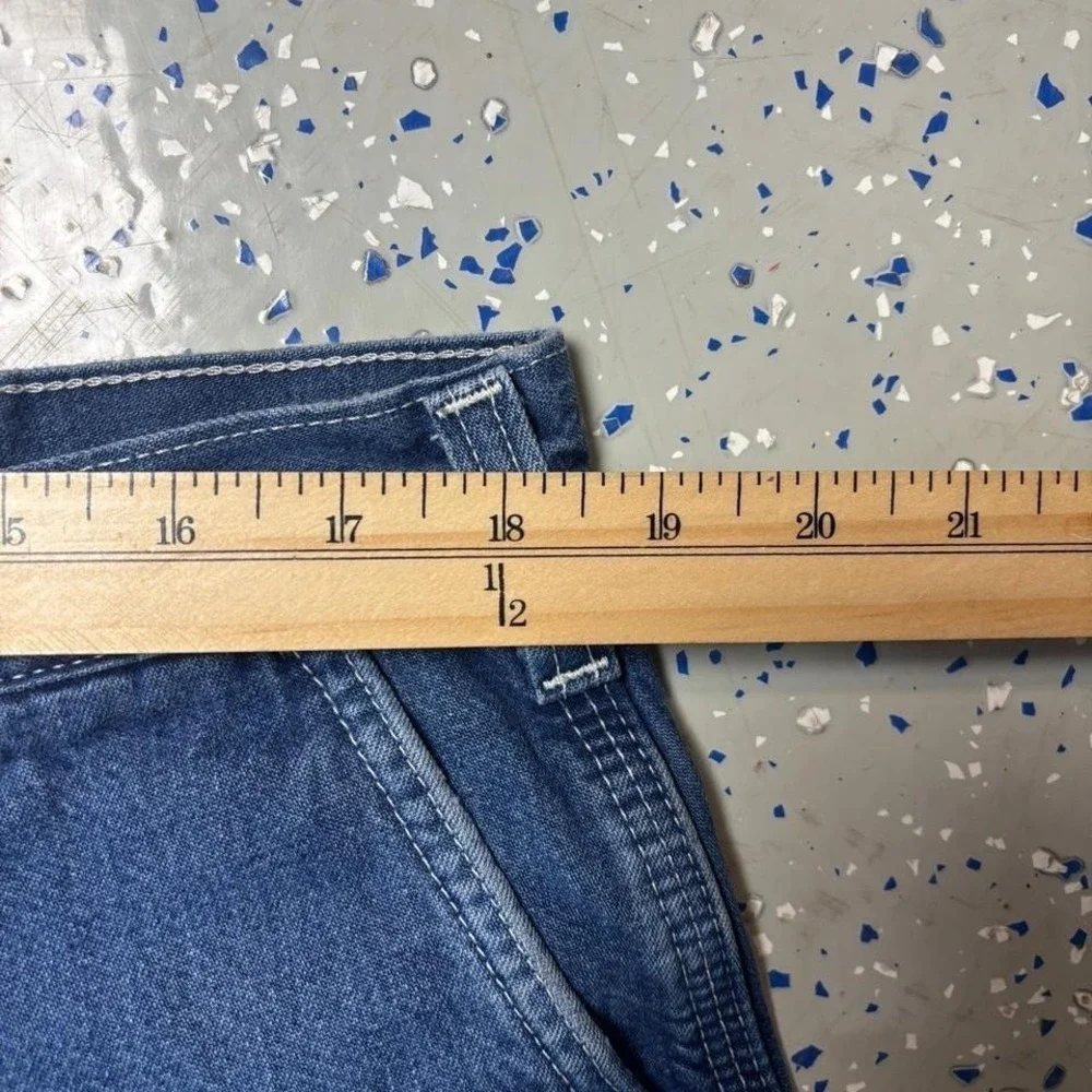 Carhartt Jeans Mens 38x30 Blue Carpenter Loose Fit Baggy Work Denim Y2K